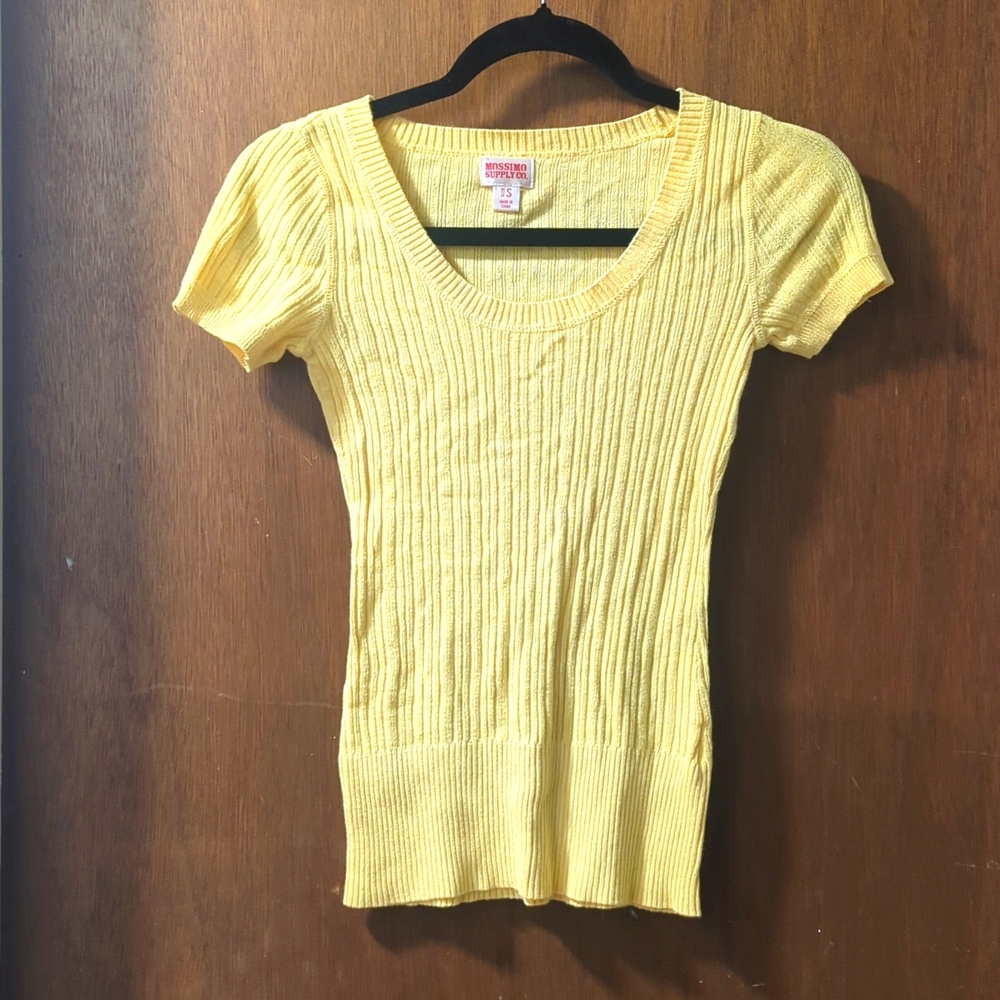 Bright Yellow Mossimo Shirt - Size Small